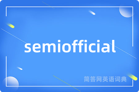 semiofficial
