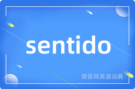 sentido