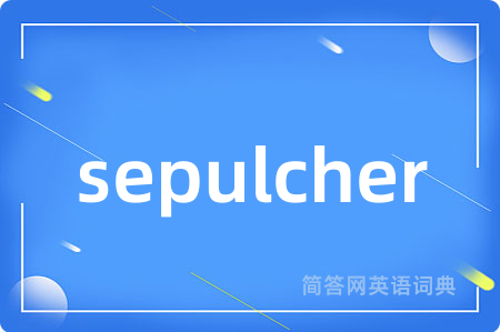 sepulcher