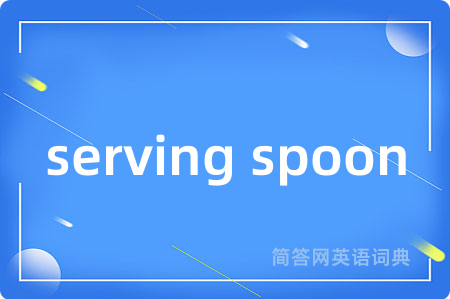 serving spoon