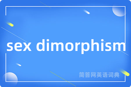 sex dimorphism