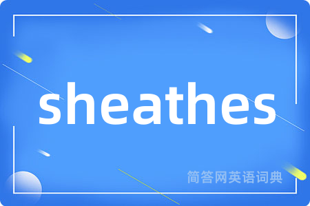 sheathes是什么意思,sheathes的中文翻译 sheathes