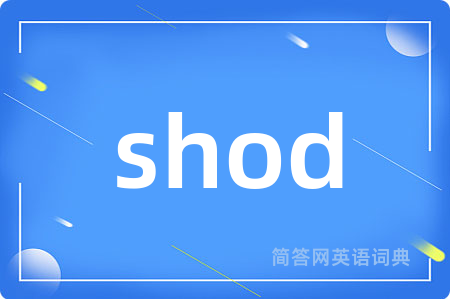 shod
