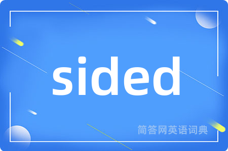 sided