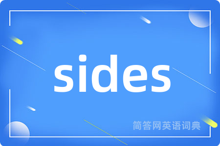 sides是什么意思,sides的中文翻译 sides