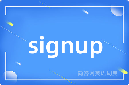 signup