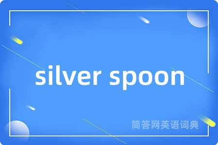 silver spoon是什么意思,silver spoon的中文翻译 silver spoon