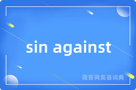 sin against