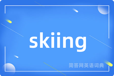 skiing