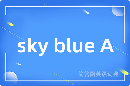 sky blue A