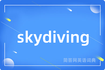 skydiving