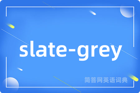 slate-grey