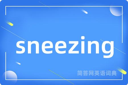 sneezing