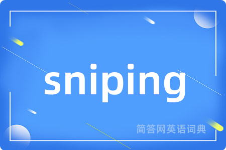 sniping