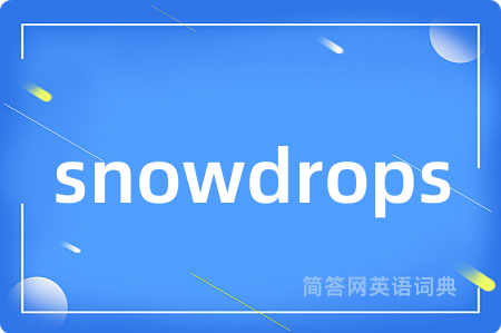 snowdrops