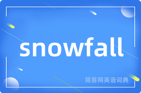 snowfall