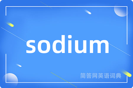 sodium