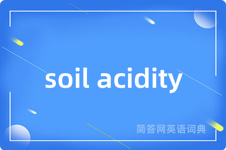soil acidity