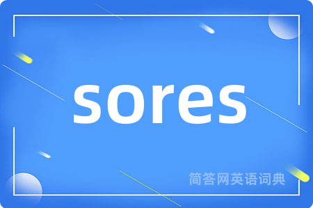 sores是什么意思,sores的中文翻译 sores