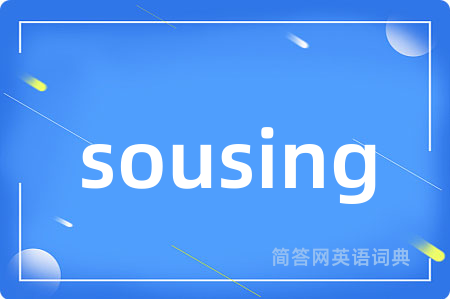sousing是什么意思,sousing的中文翻译 sousing
