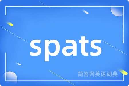 spats是什么意思,spats的中文翻译 spats