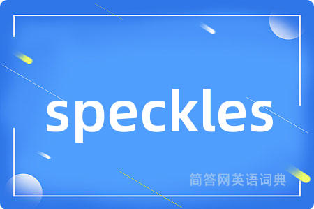 speckles