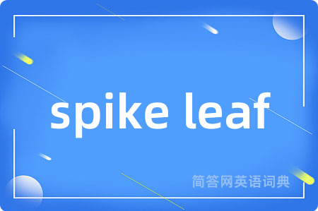 spike leaf