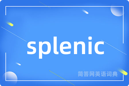 splenic是什么意思,splenic的中文翻译 splenic