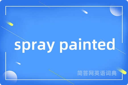 spray painted