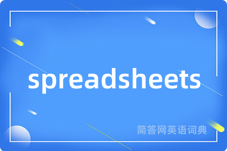 spreadsheets