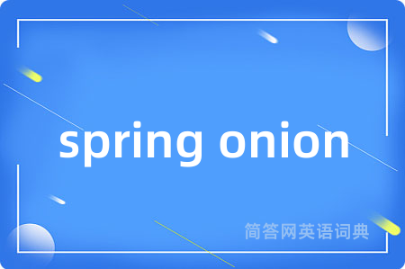 spring onion