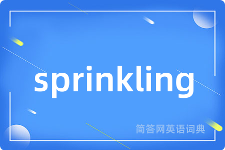 sprinkling