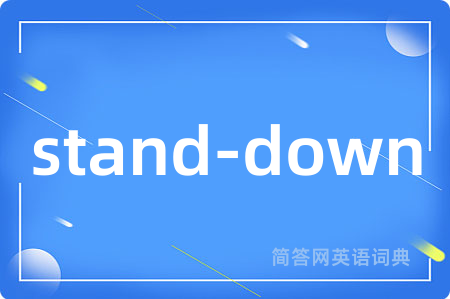 stand-down