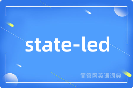 state-led