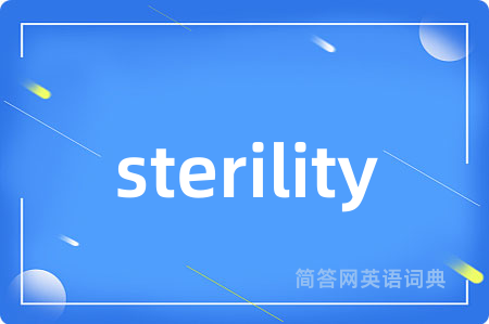 sterility