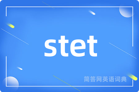 stet