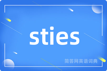 sties是什么意思,sties的中文翻译 sties