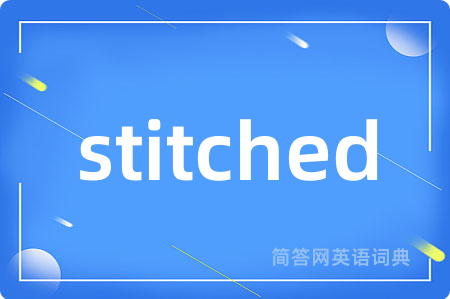 stitched