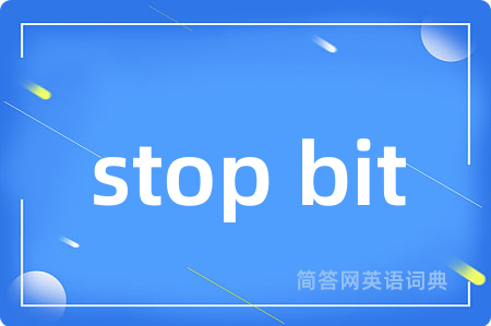 stop bit