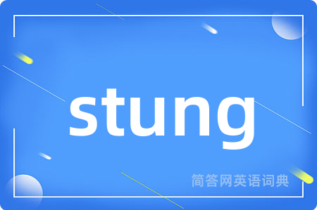 stung