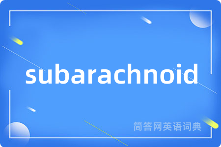 subarachnoid
