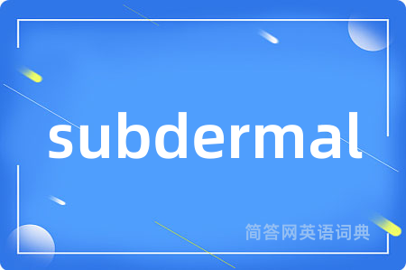 subdermal