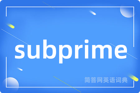 subprime