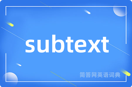 subtext