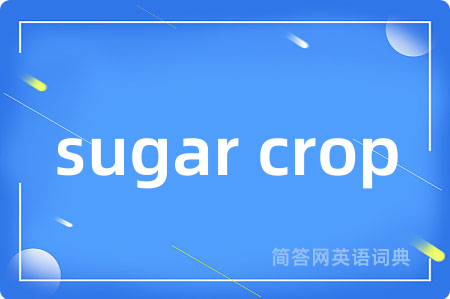 sugar crop