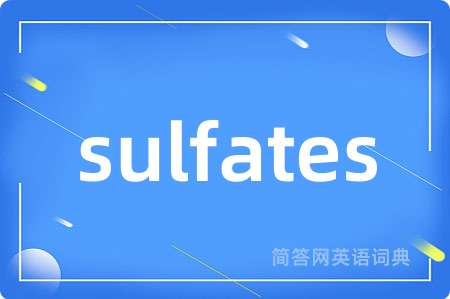 sulfates