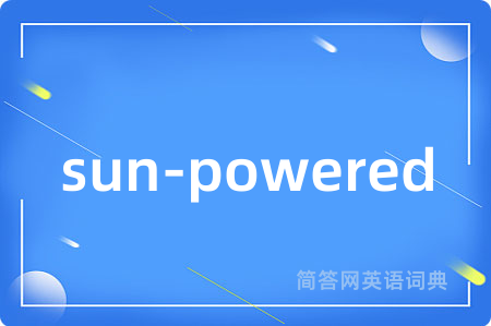 sun-powered