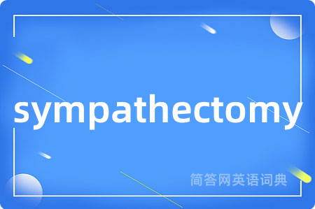 sympathectomy