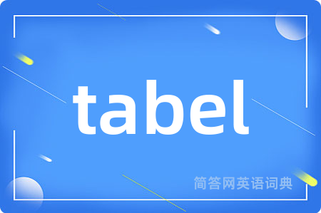 tabel