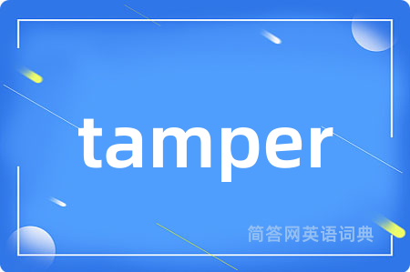 tamper
